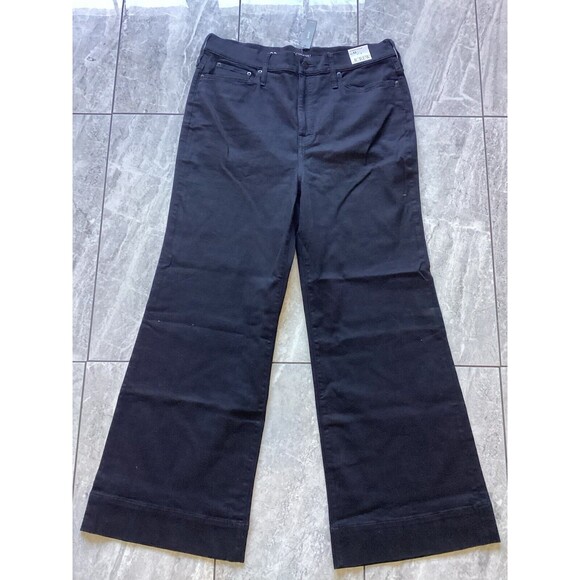 J Crew ‘96 Denim Trouser Semi-Stretch Black 33 Black NEW $158 - Picture 2 of 12